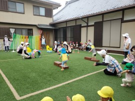運動会予行練習